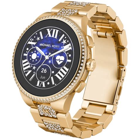 michael kors damen smartwatch höhenmesser|Women's Gold Smartwatches .